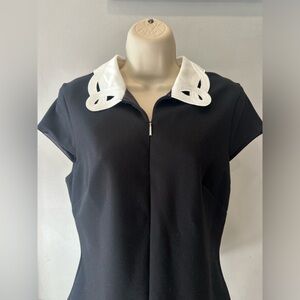 Ted Baker embroidered collar top
